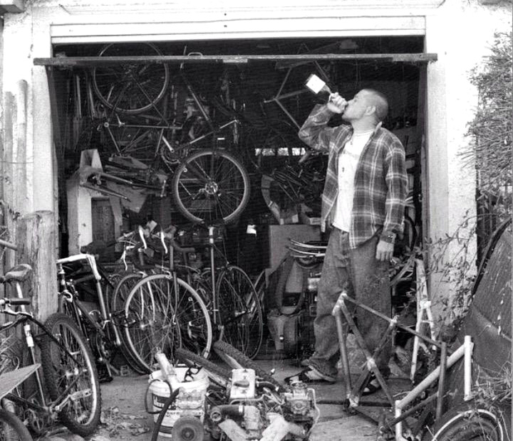 Keith's cramped garage