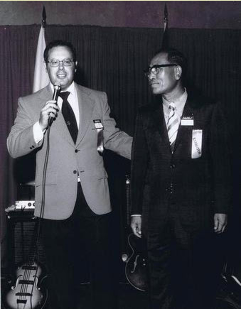 Howie Cohen with Yukio Kawamura
