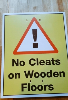 No Cleats!